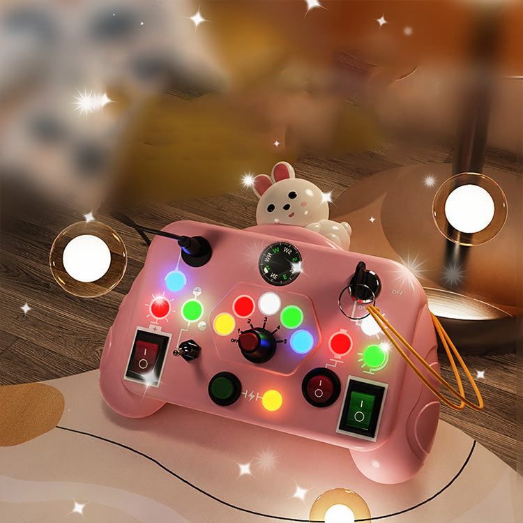 Montessori early childhood education toy Huarongdao LCD display puzzle game machine thinking