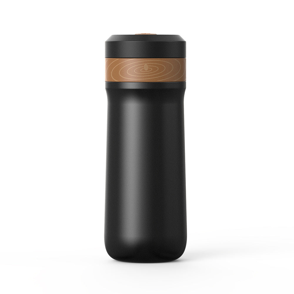 Portable Wireless Coffee Insulation French Press Espresso Capsule Coffee Maker Handheld Car Heating Coffee Cup