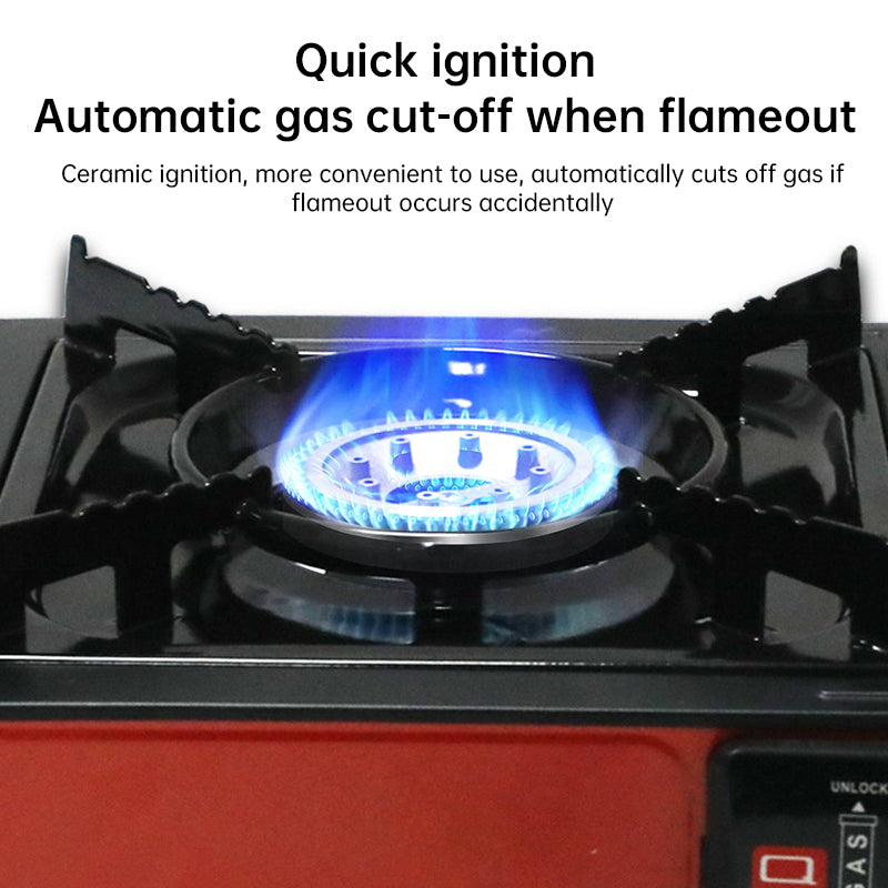 Single - burner Butane Camping Stove, windproof, adjustable, portable by eprolo