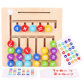 Children's digital maze walking blocks logical thinking puzzle toys early education intelligence development teaching aids