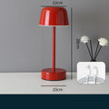 Metal Mini Night Light Touchable I-Beam Mushroom Bedroom Living Room Decor Jellyfish Ambience Lamp