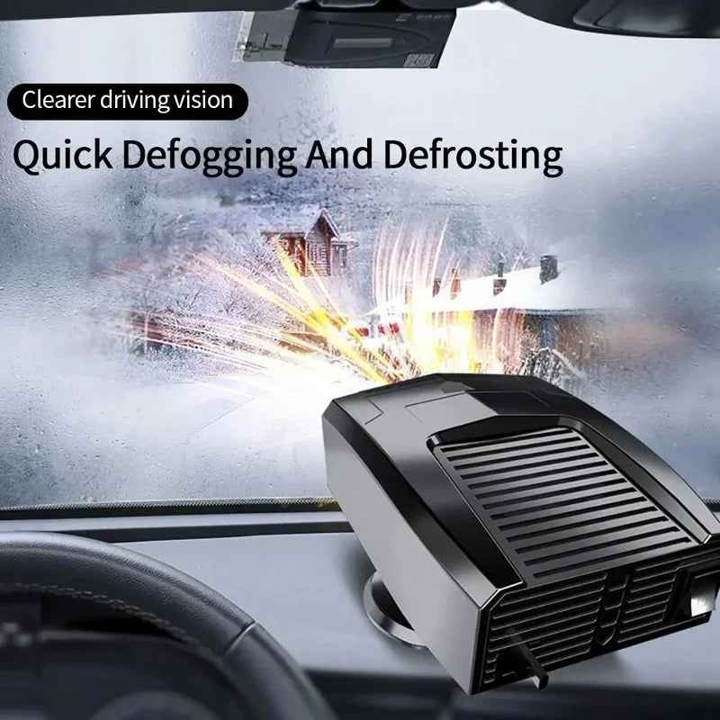 Portable Car Heater & Defroster – 12V/24V Fast Defrosting & Defogging for Cars & Trucks