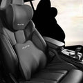 Car Headrest Neck Pillow & Lumbar Waist Support Set – Memory Foam Comfort