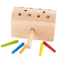 Wooden Bug Catch Game For Young Children Montessori Early Education Parent-Child Interactive Game Kindergarten Early Education Teaching Aids