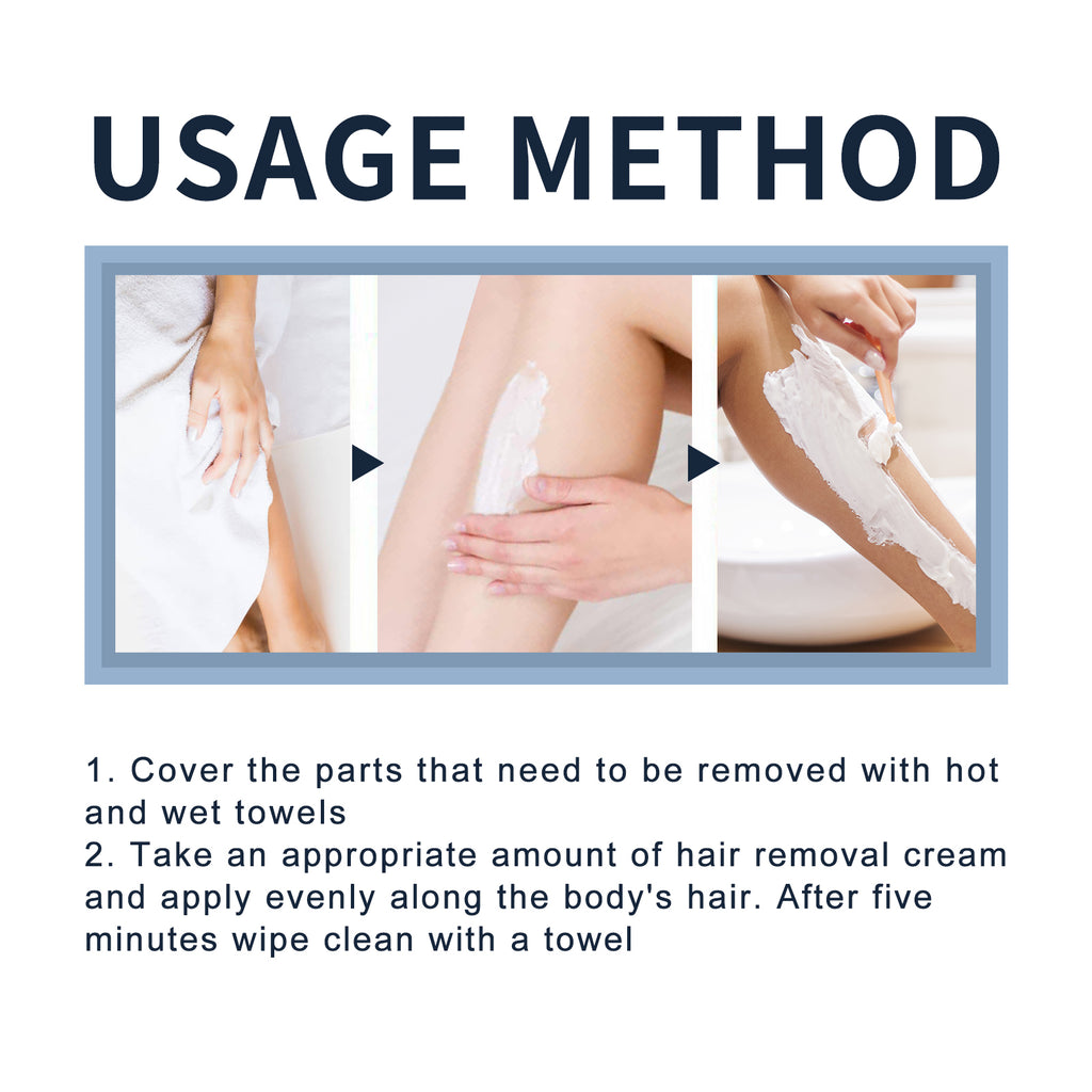 Hair Removal Cream For Men, Underarm Hair Hands Hair Feet Hair Chest Hair Body Cleansing Mild Non-Irritating Hair Removal Cream eprolo