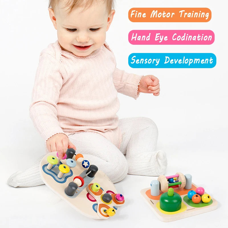 Montessori teaching aids early childhood education boards toys children's senses