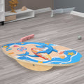 Wooden Early Education Children's Balance Board Training Balance Curved Board Bending Seesaw Puzzle Home Toy Seesaw