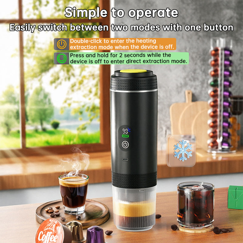 Portable Espresso Machine | 3-in-1 Capsule & Ground Coffee Maker eprolo