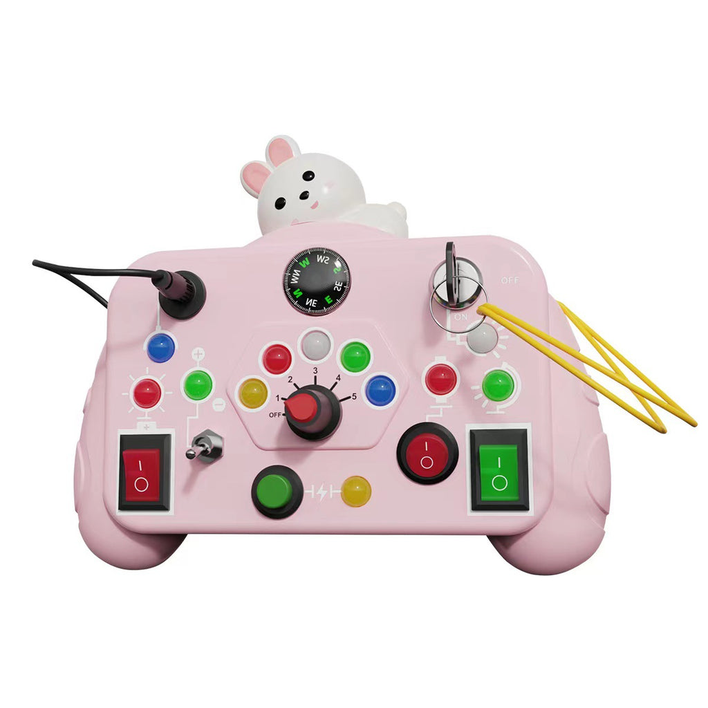 Montessori early childhood education toy Huarongdao LCD display puzzle game machine thinking