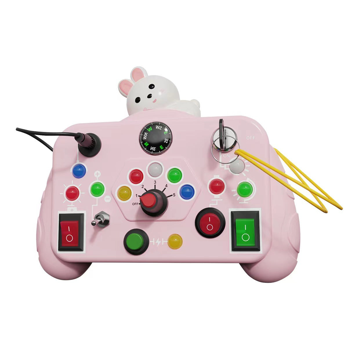 Montessori early childhood education toy Huarongdao LCD display puzzle game machine thinking