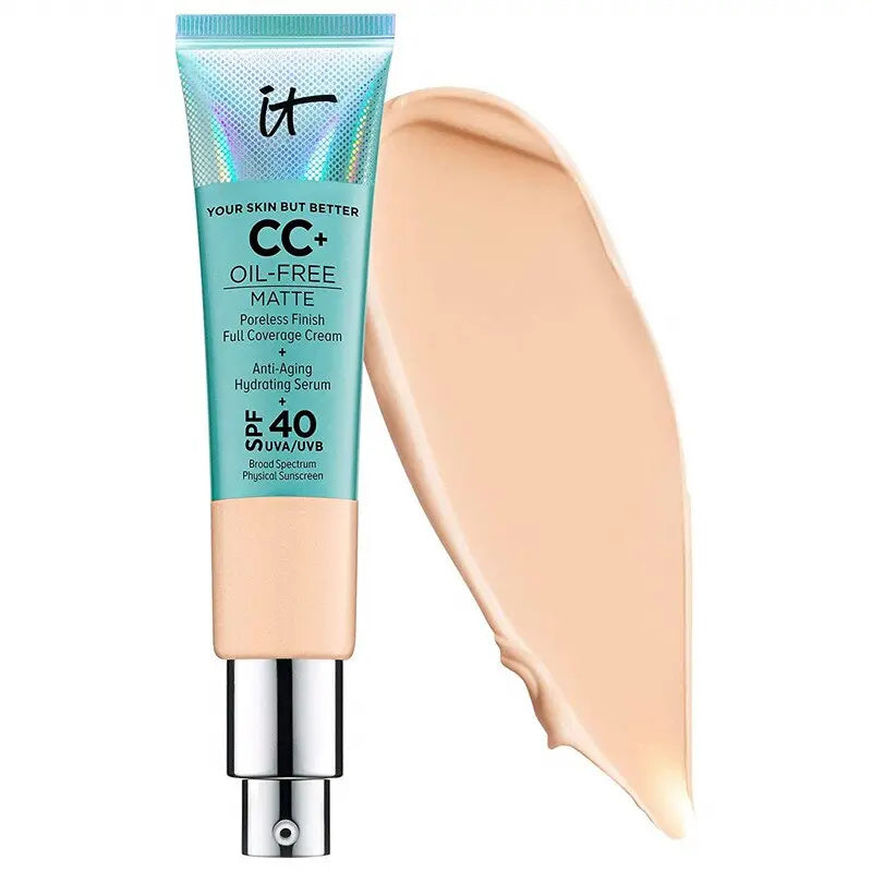 Face Concealer It Cosmetics Matte Oil-Control Cream Makeup Base Full Cover Dark Circle Eyes SPF 40 Brighten Skin CC+ Cream eprolo
