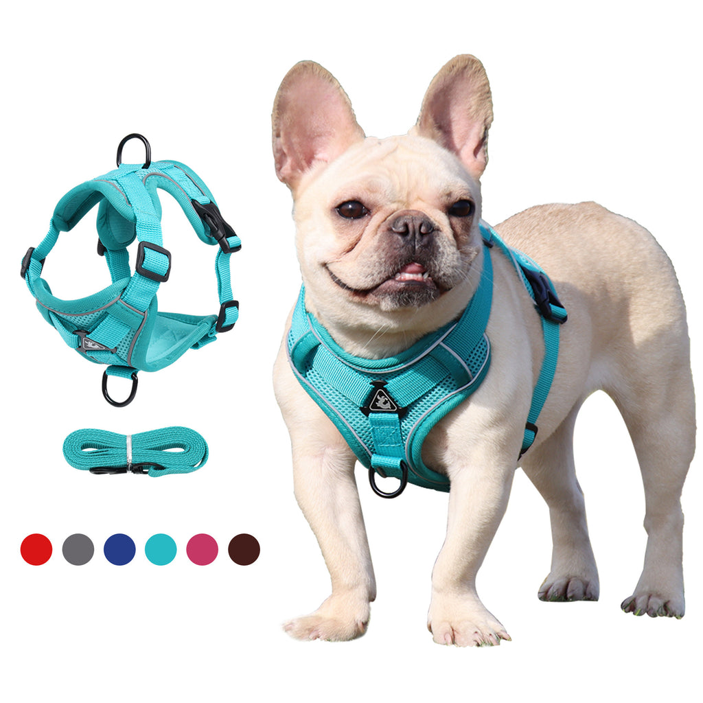 Pet Leash Reflective Breathable Cat Harness Vest Style Small Cat Breathable Reflective
