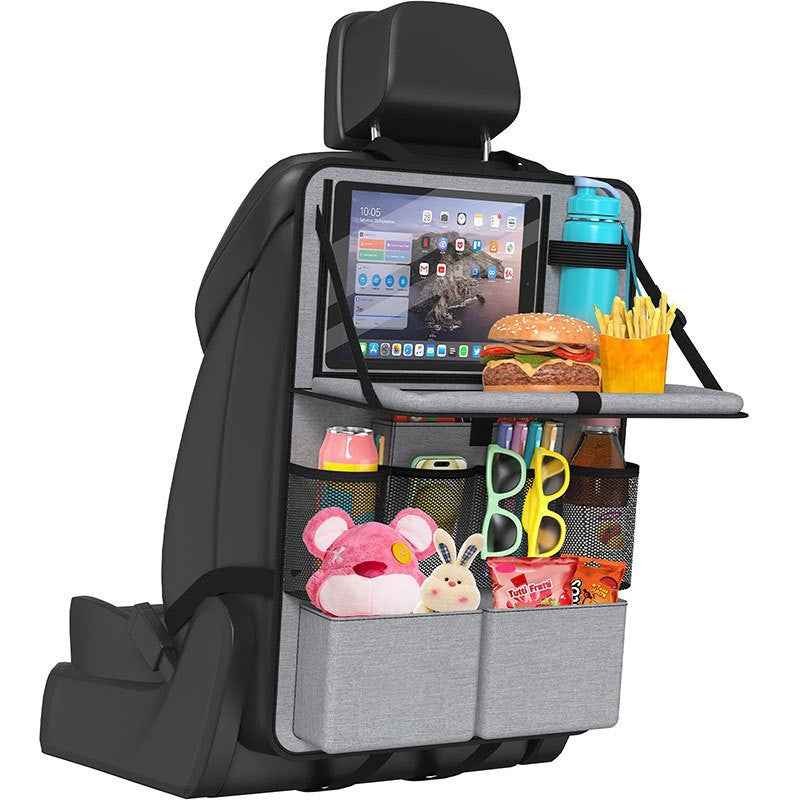 Car Seat Back Storage Bag – Waterproof Hanging Organizer with Handle, 42x62cm